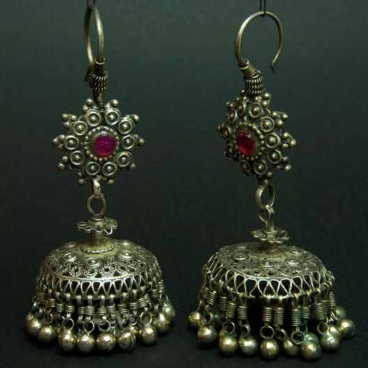 Afghan Glass Earrings