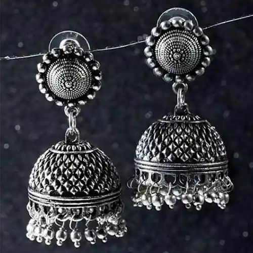 Oxidised Jewellery Manufacturers in Jaipur - Classis Oxidized Silver Look  Alike Pendant Neck Piece Set Manufacturer from Jaipur