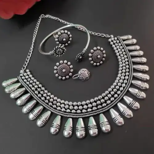 Antique German Silver Necklace